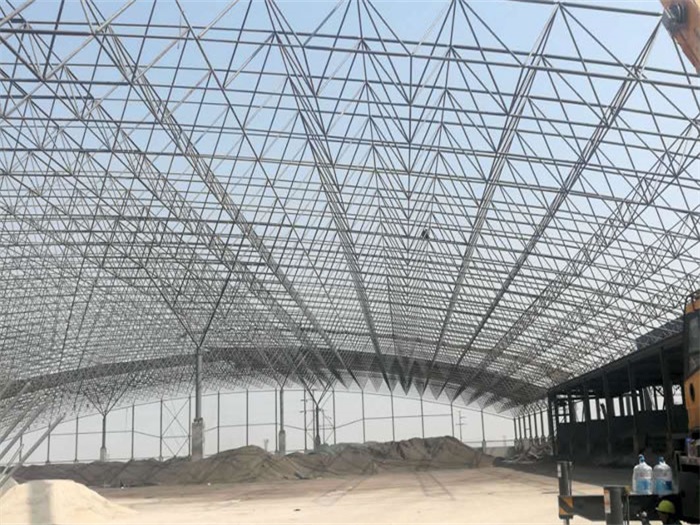 浏阳钢厂料仓网架工程